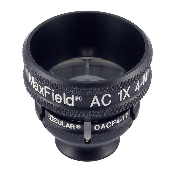 OCULAR MaxField Autoclav 1X 4 Mirror Gonio Large Ring 17mm flange